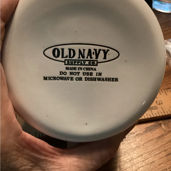 Old Navy Metal Coffee Cup large - Picture 5 of 5